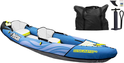 Pelican iESCAPE Inflatable Kayak - 1-2 Person Recreational Boat