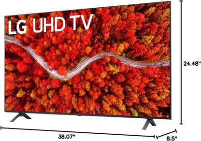 LG E6LG43UP8000PUA 43" 4K Smart TV Bundle: Dolby Vision