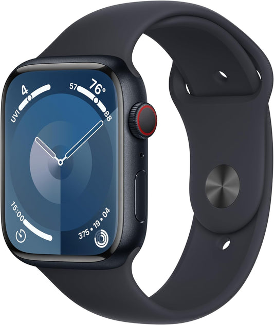 Apple Watch Series 9 (GPS + Cellular) 45mm Midnight Aluminum Smartwatch