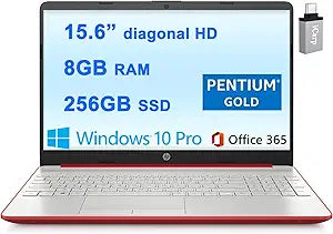 HP Notebook 15 Business Laptop Pentium 256GB SSD