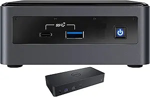 Intel BXNUC10i3FNHN1-4346-120783 NUC 10 i3 Mini PC with D6000 Dock