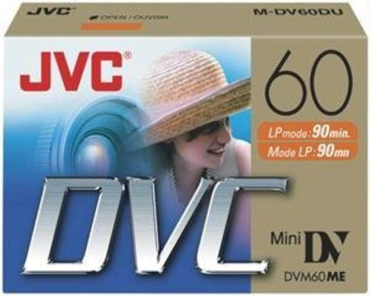 JVC 4332036257 60MIN Mini DV Tape 2PK