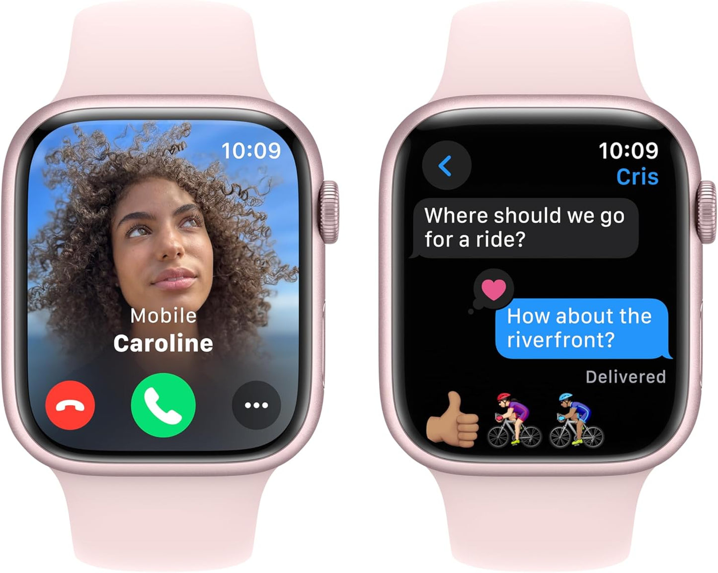 Apple Watch Series 9 [GPS 45mm] Pink (Renewed)