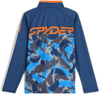 Spyder 38C015401 Boy's Camo Half Zip Base Layer