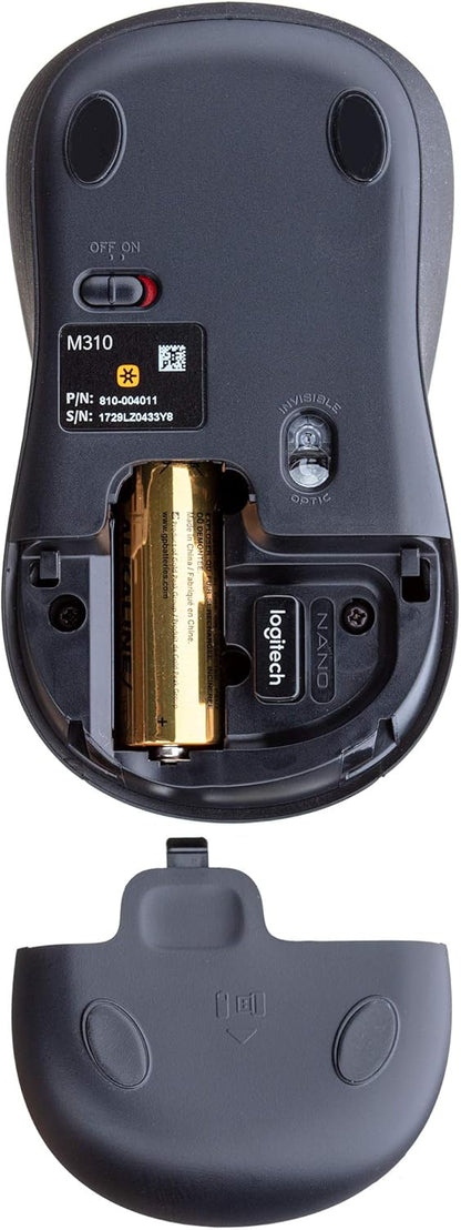 Logitech 910-002486 M310 Flame Red Wireless Mouse