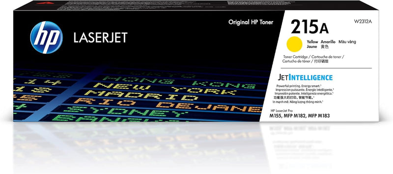 HP W2312A 215A Yellow LaserJet Toner Cartridge — main product image