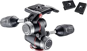 Manfrotto MHXPRO-3W X-PRO 3-Way Tripod Head with 2 ZAYKiR Plates