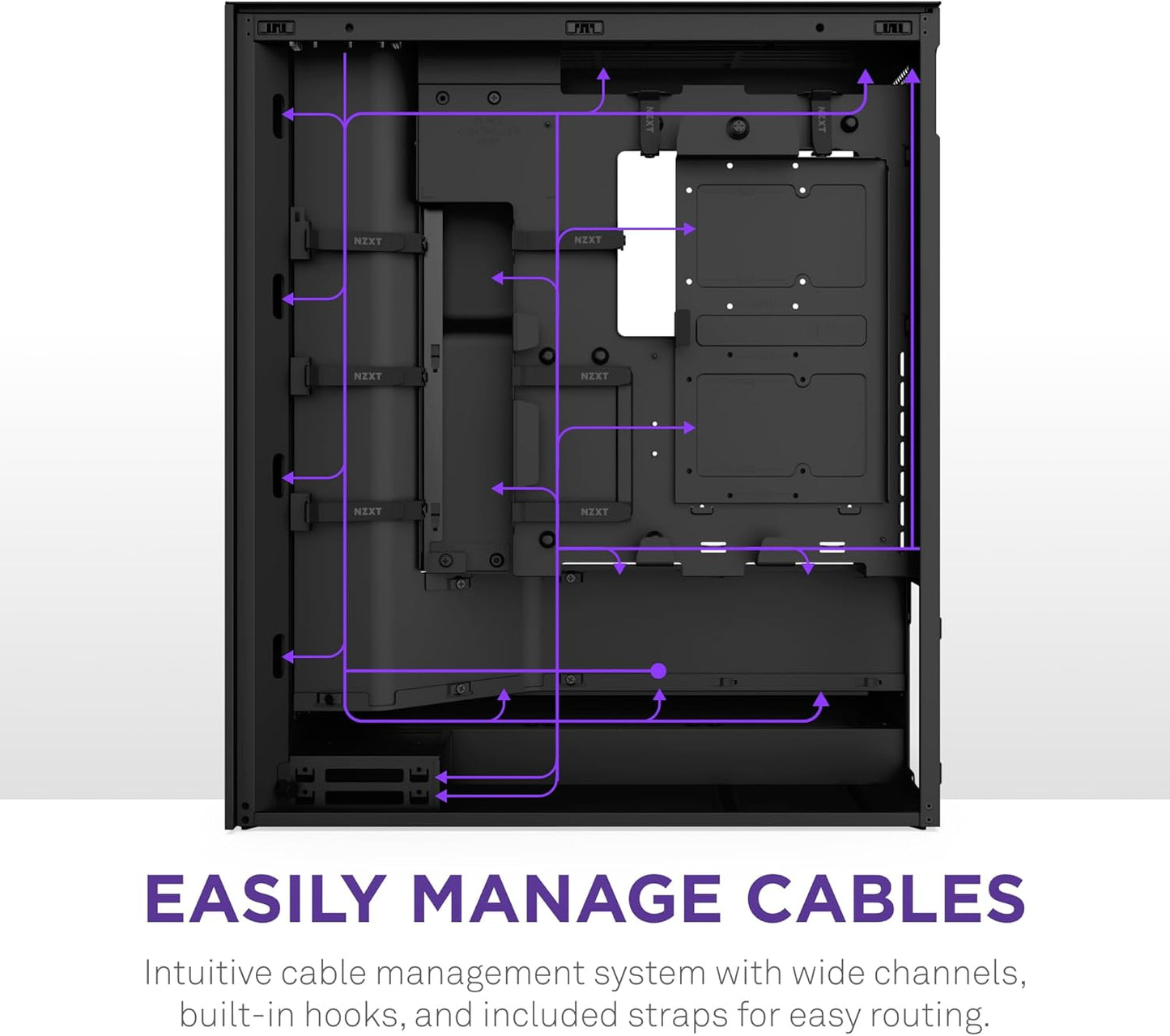 NZXT CM-H72FB-01 H7 Flow ATX Mid-Tower Case Black