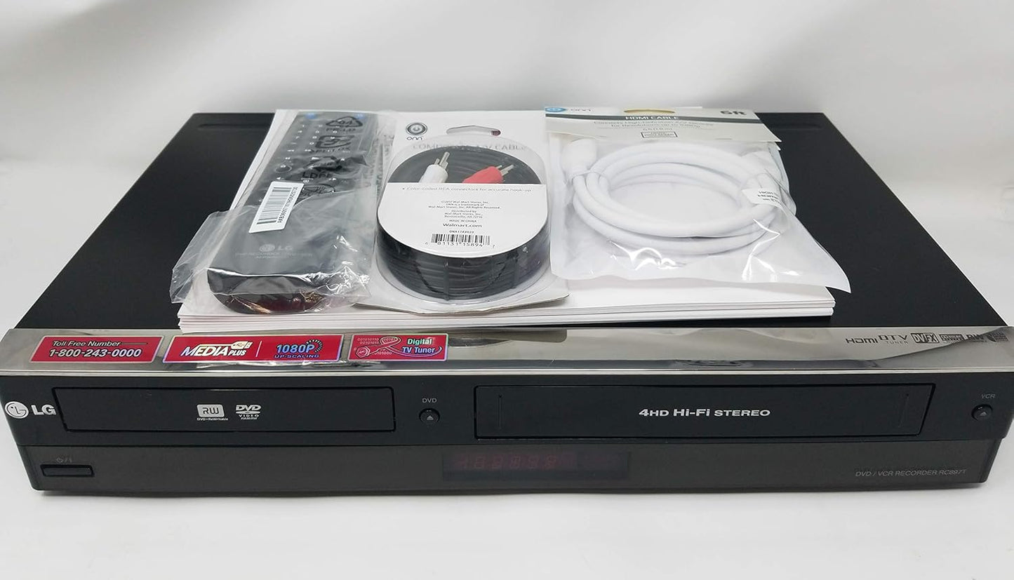 LG RC897T DVD Recorder VCR Combo Digital Tuner