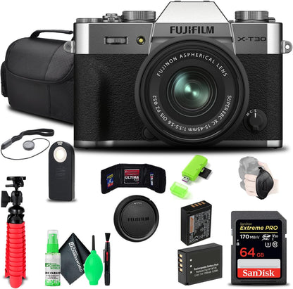 Fujifilm X-T30 II Mirrorless Camera Kit with 15-45mm Lens