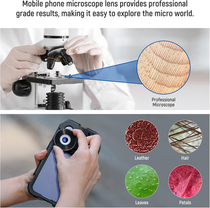 Neewer 10102728 45X Mini Microscope Phone Lens