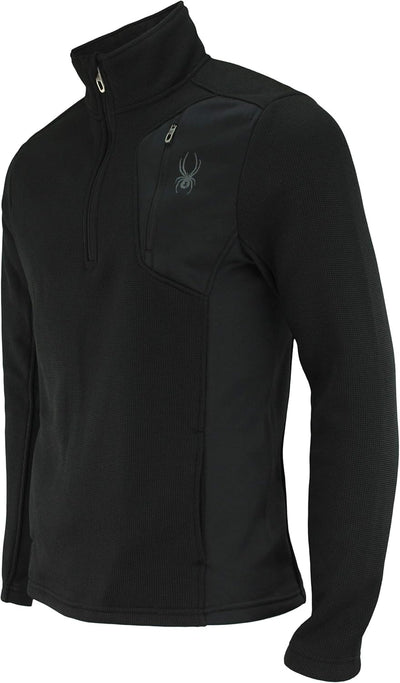 Spyder Raider 1/4 Zip Waffle-Knit Sweater