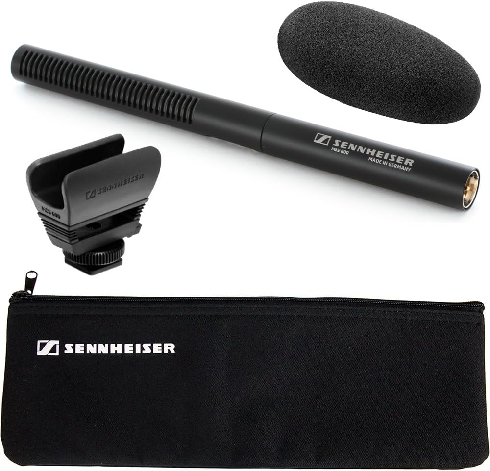 Sennheiser MKE 600 Shotgun Microphone & Cable