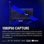 Elgato 1GC109901002 HD60 Pro PCIe Capture Card