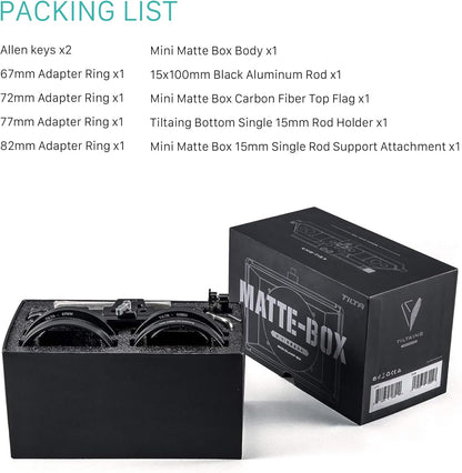 Tilta MB-T15 Mini Matte Box 15mm Rod Adapter