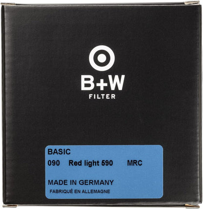 B+W 1102678 - 49mm Basic Black & White (Light Red) Filter