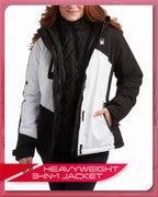 Spyder Snow Ski Jacket Women's 3-in-1 Reversible Insulated