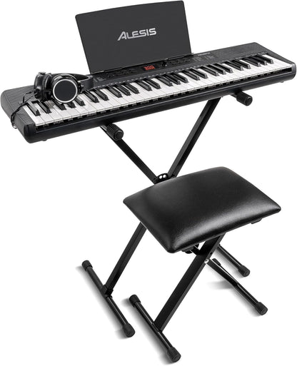 Alesis MELODY61 MK4 Beginner Keyboard Piano Bundle