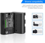Neewer 10098226 LP-E6NH Battery Charger 2-Pack for Canon EOS