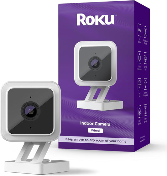 Roku Roku Indoor Camera Home Security 1080p (Renewed)