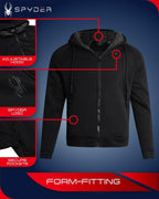 Spyder 6c6be97b Hoodie Men's Sherpa Lined Fleece Jacket