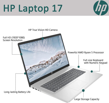 HP HP Laptop 17 17.3" FHD Ryzen 5 32GB RAM 1TB SSD