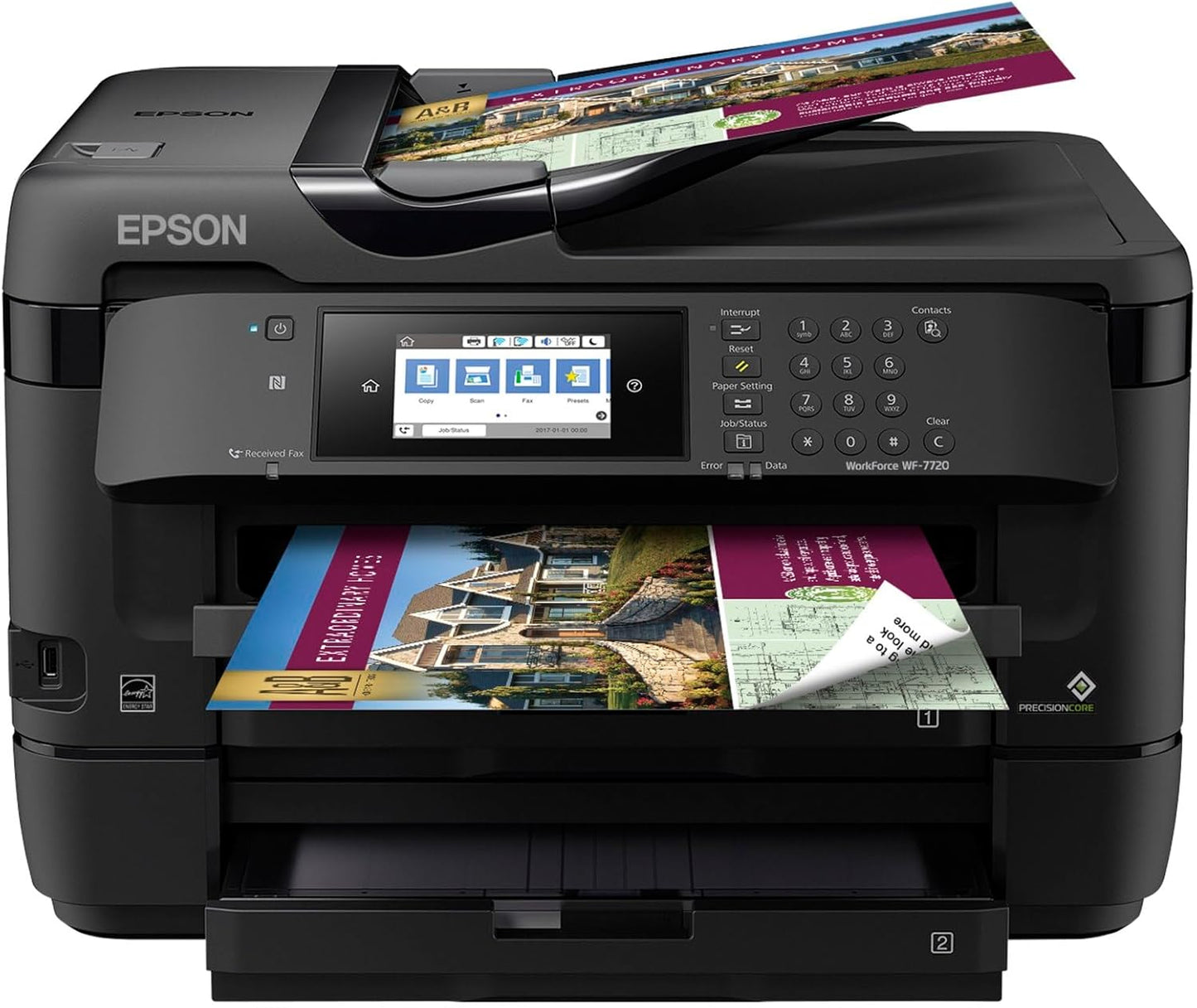 Epson WF-7720 Wide-format Wireless Color Inkjet Printer