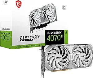 MSI RTX 4070 Ti Ventus 2X White 12G OC - Gaming Graphics Card