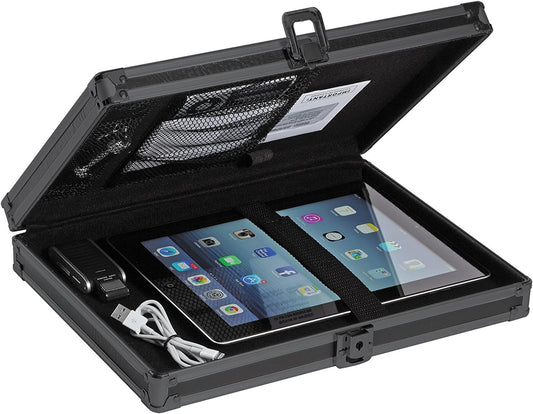 Vaultz VZ03492 Locking Storage Clipboard Tactical Black