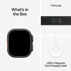 Apple Watch Ultra 2 [GPS + Cellular 49mm] Black Titanium (Renewed)