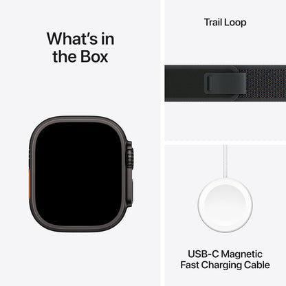 Apple Watch Ultra 2 [GPS + Cellular 49mm] Black Titanium (Renewed)