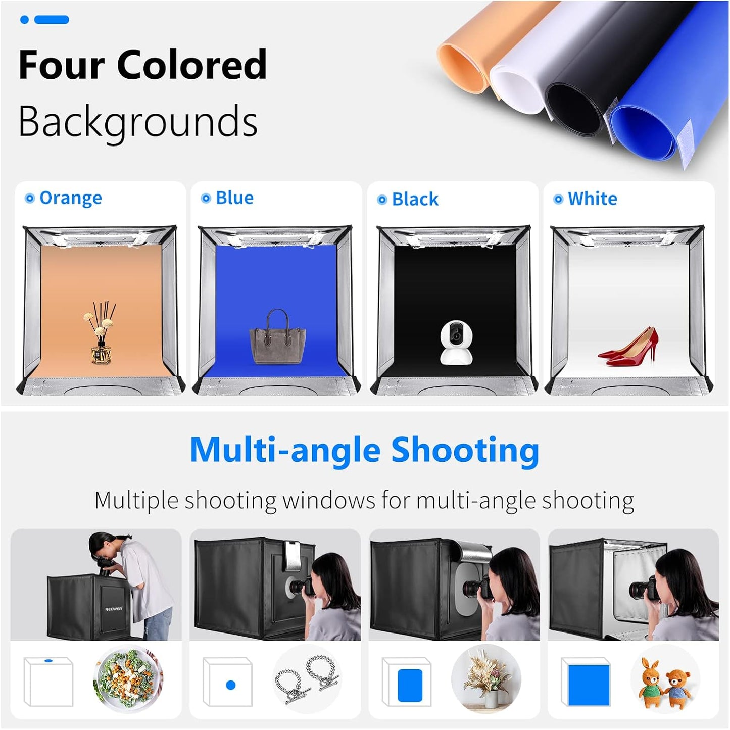 Neewer 10095172 24" Portable Photo Studio Light Box
