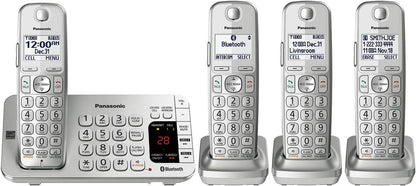 Panasonic KX-TGE474S Link2Cell 4-Handset Cordless Phone