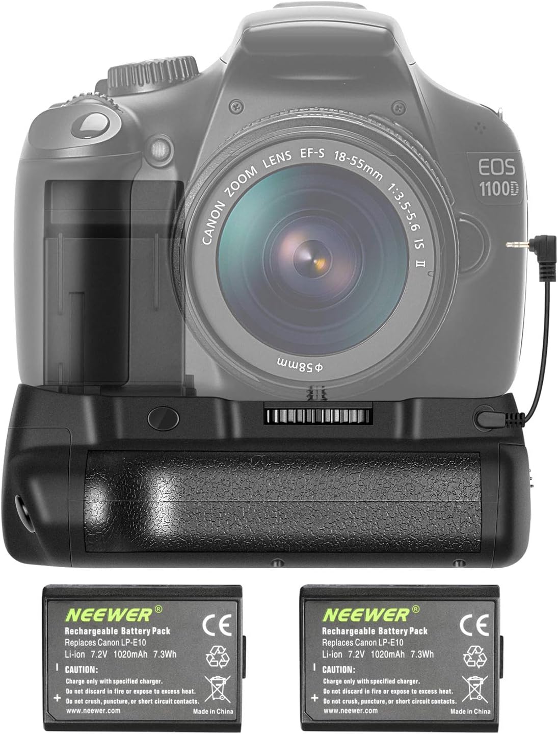 Neewer Vertical Battery Grip LP-E10 for Canon EOS