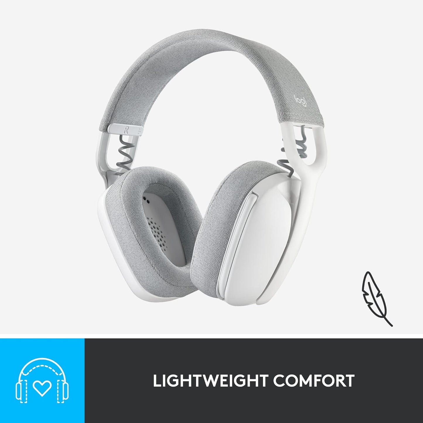 Logitech VIBE 100 Wireless Noise-Canceling Bluetooth Headphones