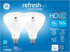 GE 41208 Refresh LED BR40 Daylight Floodlight 2-Pack