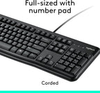 Logitech MK120 Wired Keyboard and Mouse Combo