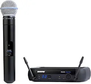 Shure PGXD24/BETA58-X8 Digital Wireless System BETA58A Microphone