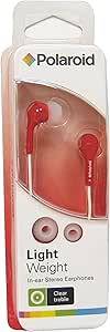 Polaroid PEP14RED Red In-Ear Earbuds (Discontinued)