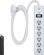 GE 47225 6-Outlet Surge Protector 6ft Cord