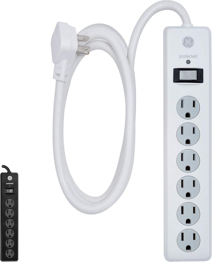 GE 47225 6-Outlet Surge Protector 6ft Cord