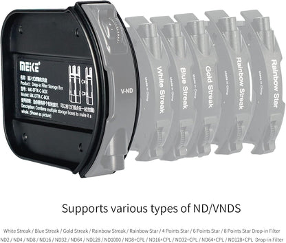 Meike MK-EFTR-C-BOX Drop-in Filter Storage Box Holder