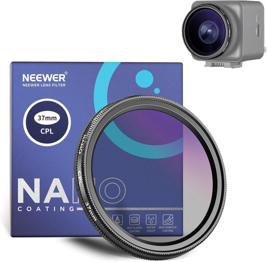 NEEWER 10102817 37mm CPL Dash Cam Filter