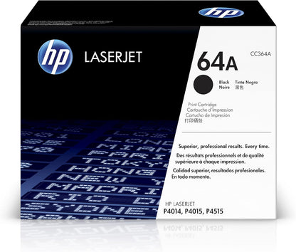 HP 64A Black Toner Cartridge CC364A LaserJet