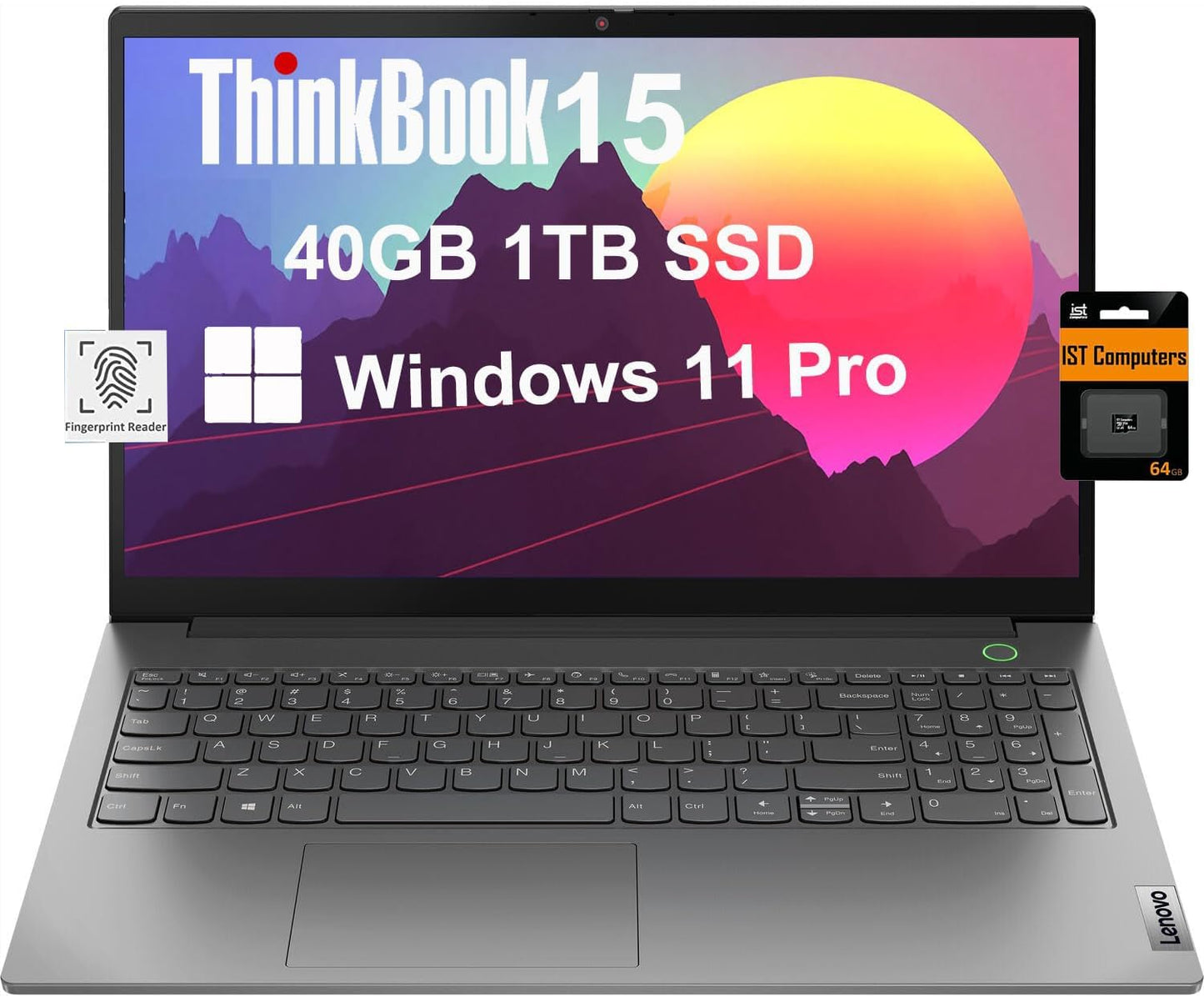 Lenovo Intel Core i7-1255U ThinkBook 15.6" FHD 40GB RAM 1TB SSD Laptop