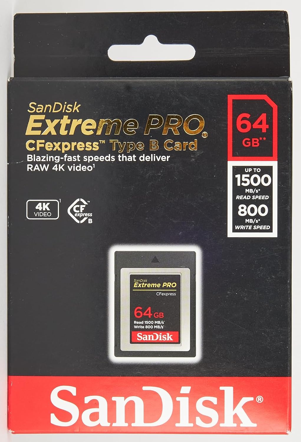 SanDisk SDCFE-064G-GN4NN 64GB Extreme PRO CFexpress Card