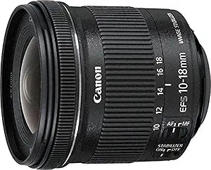 Canon 9519B009 EF-S 10-18mm Lens - IS STM Zoom (Renewed)