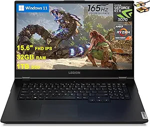 Lenovo Lenovo Legion 5 AMD Gaming Laptop RTX 3070 165Hz