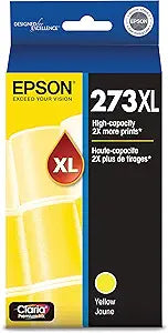 Epson T273XL420-S Claria High Capacity Yellow Ink Cartridge — main product image