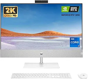 HP TPC-Q087-27 Pavilion 27" QHD RTX 3050 All-in-One Desktop